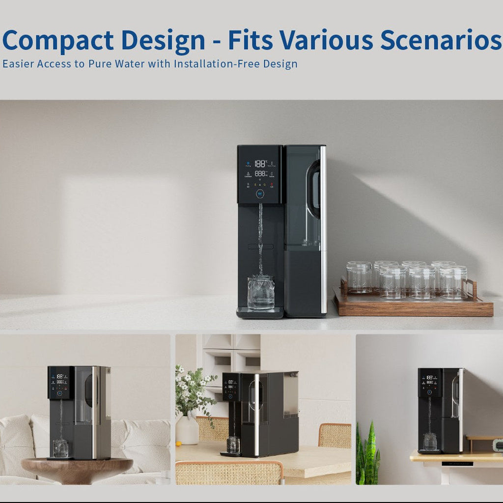 Aquazelo Flow Duo – Countertop Reverse Osmosis Hot & Cold Water Purifier