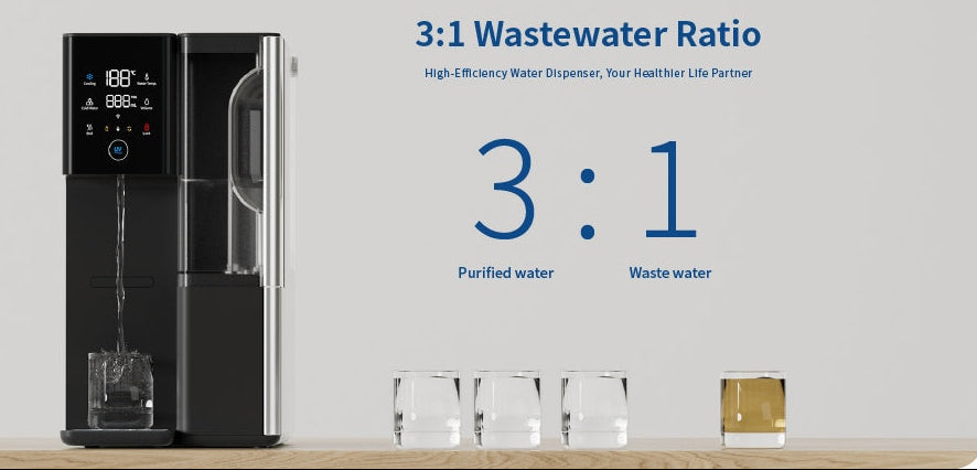 Aquazelo Flow Duo – Countertop Reverse Osmosis Hot & Cold Water Purifier
