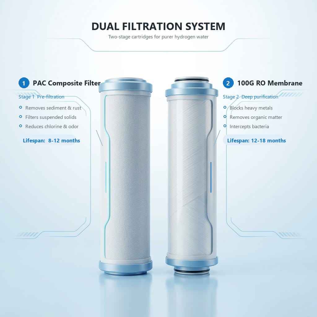 Aquazelo Stream H2 – Under-Sink Reverse Osmosis System with Hydrogen Water Generator