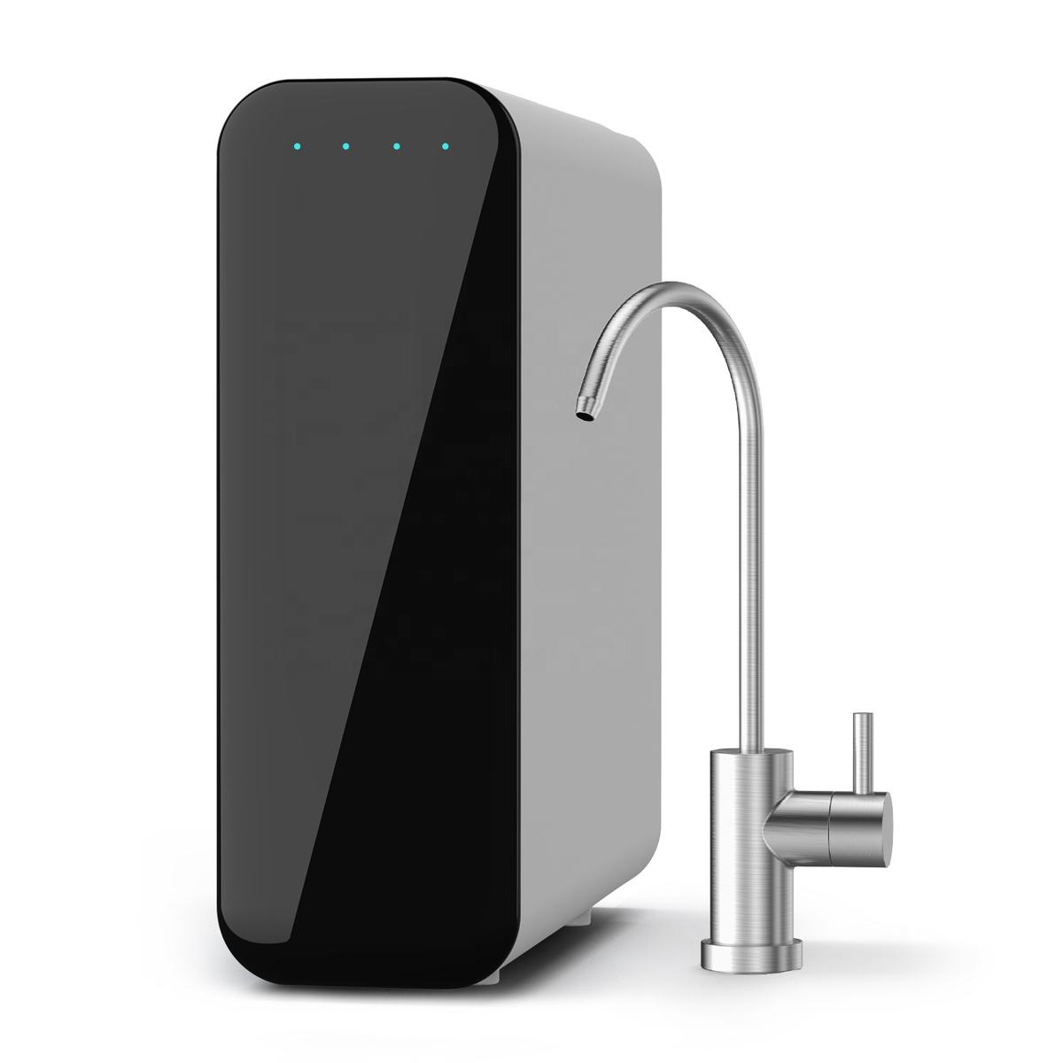 Aquazelo Stream Zero – 800 GPD Zero-Waste Under-Sink Water Filter with Smart Faucet