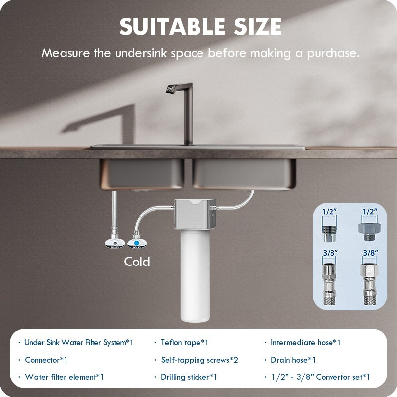 Aquazelo Stream – Under-Sink Water Filter System